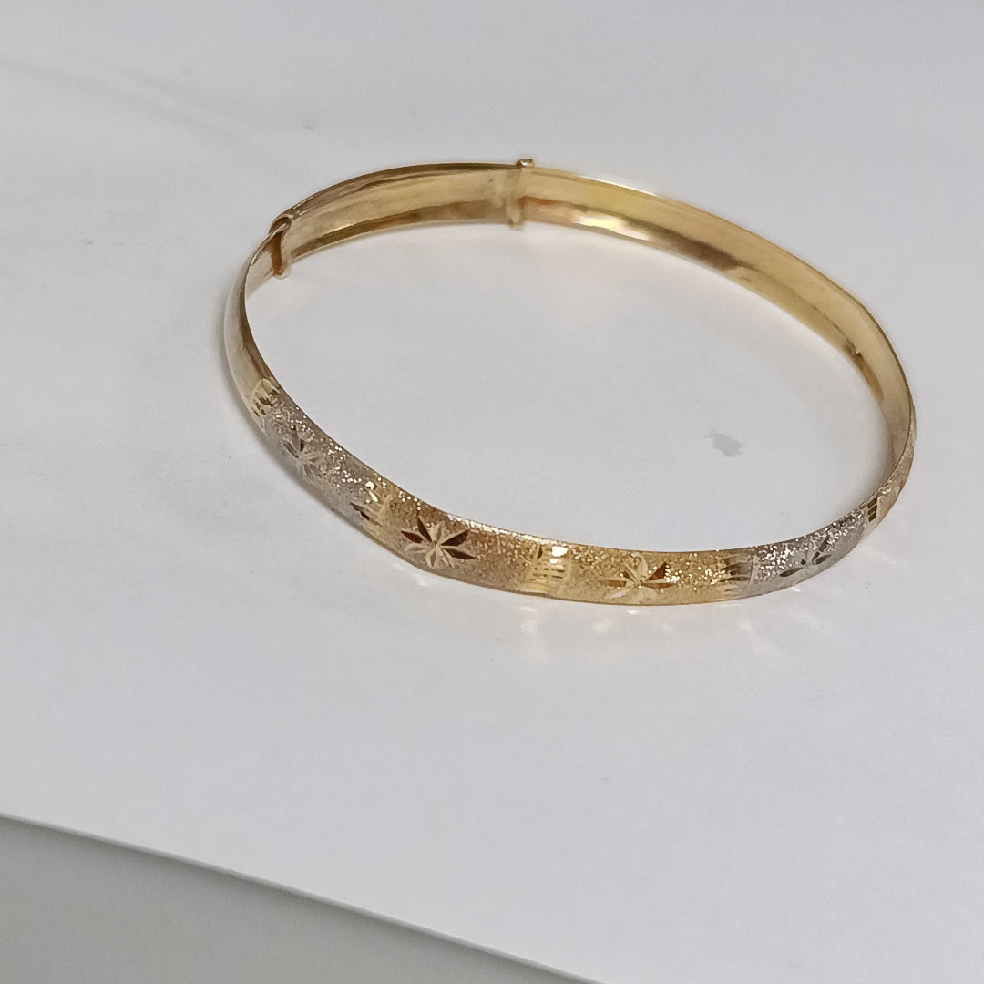 PULSERA RIGIDA ORO 10 K 4.5 GRMS (SEMINUEVO)