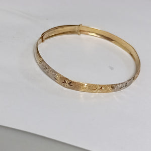 PULSERA RIGIDA ORO 10 K 4.5 GRMS (SEMINUEVO)
