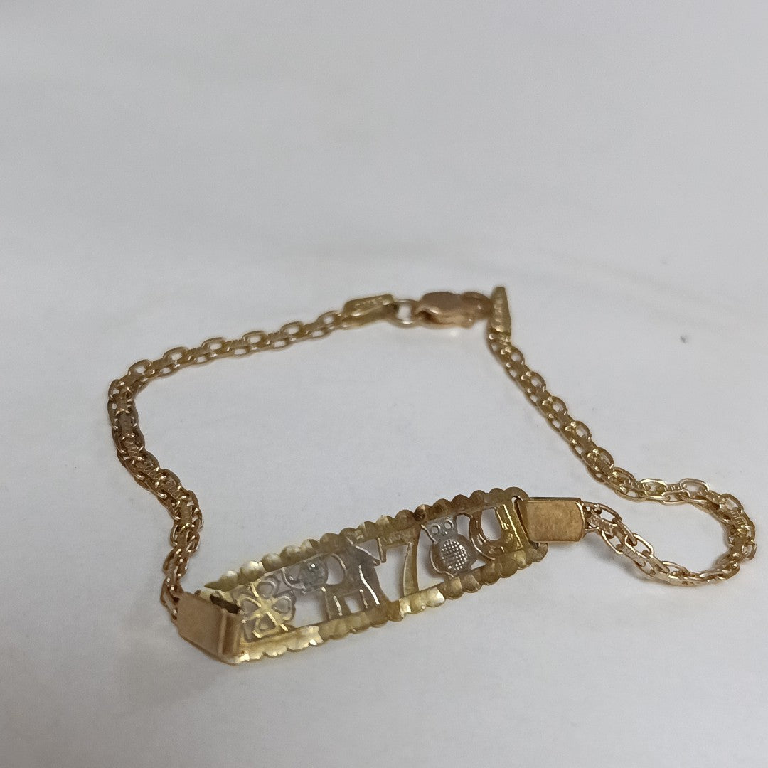 ESCLAVA ORO 10 K 2.9 GRMS (SEMINUEVO)