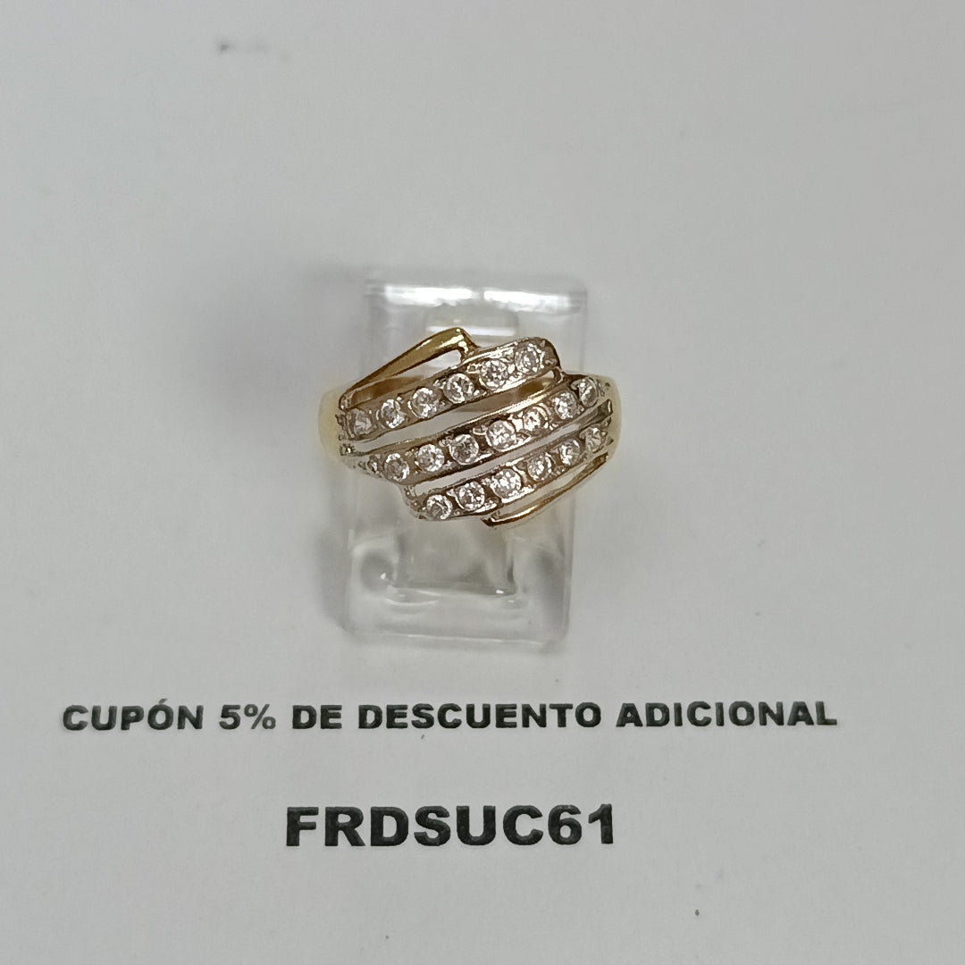 ANILLO ORO 14 K 3,10 GRMS (SEMINUEVO)