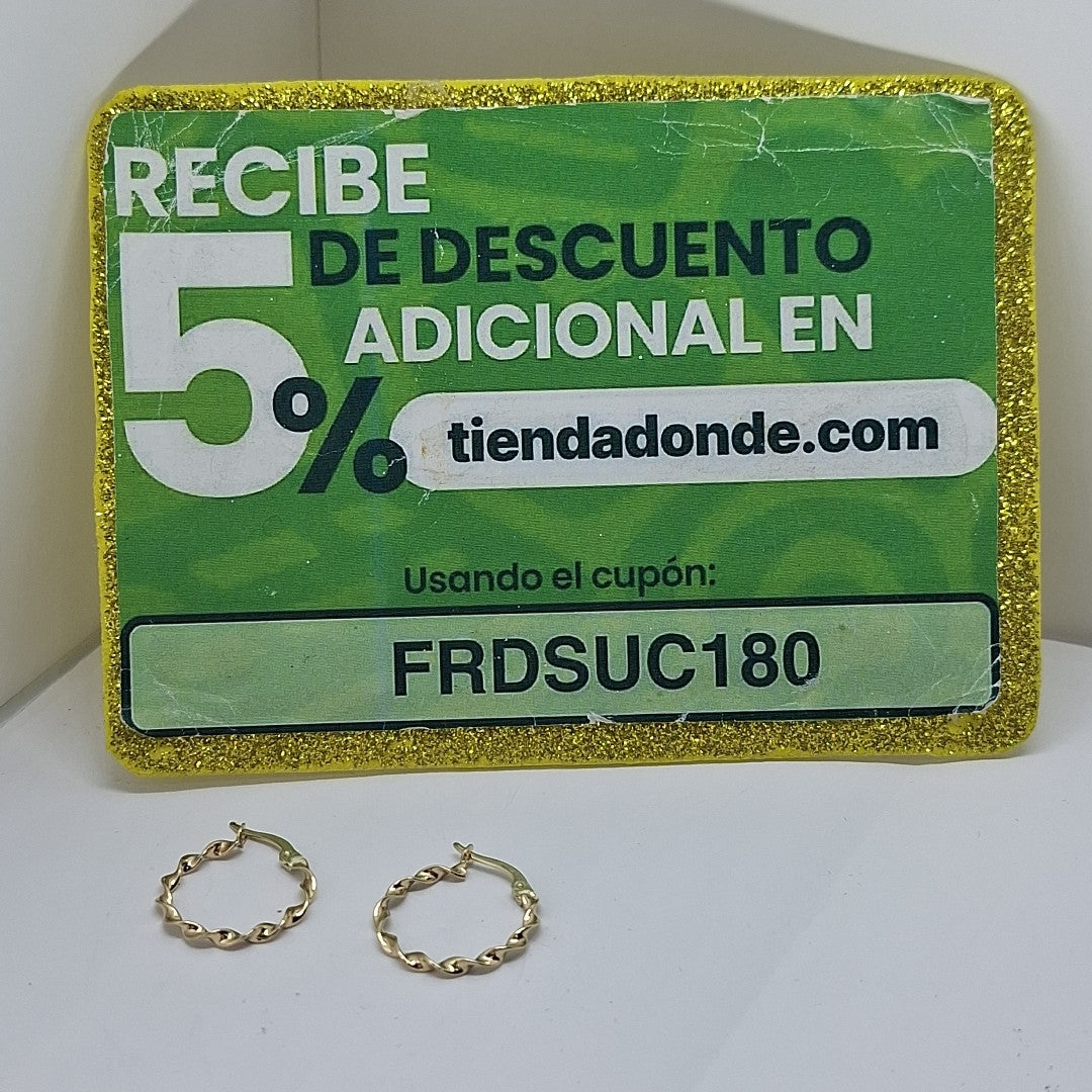 ARRACADAS ORO 14K 1.2 (NUEVO)