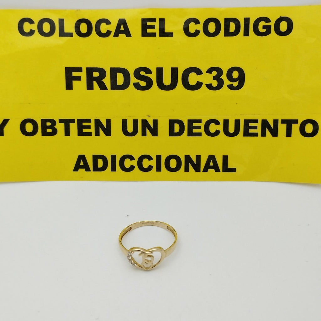 ANILLOS DAMA ORO 14K 1.5 (NUEVO)