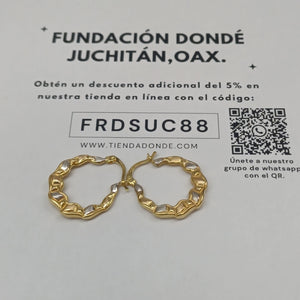 ARRACADAS ORO 14K 2 (NUEVO)