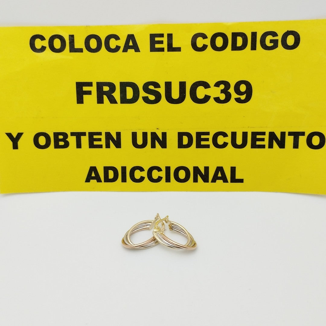 ARRACADAS ORO 14K 1.5 (NUEVO)