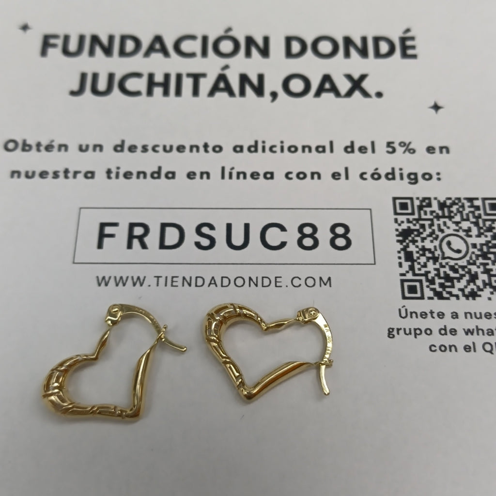 ARRACADAS ORO 14K 1.9 (NUEVO)