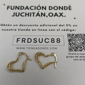 ARRACADAS ORO 14K 1.9 (NUEVO)