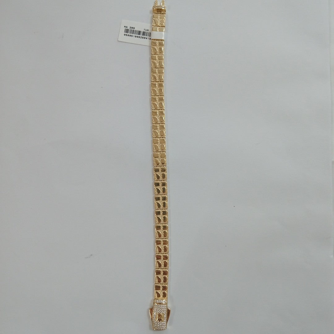 PULSERAS CABALLERO ORO 14K 17.4 (NUEVO)
