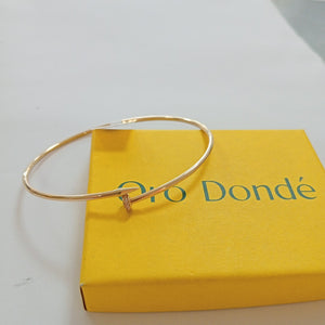 PULSERA CLAVO ORO 14K 2.8 (NUEVO)