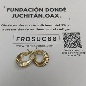 ARRACADAS ORO 14K 1.7 (NUEVO)