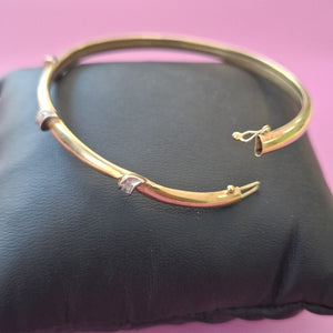 PULSERA RIGIDA ORO 14 K 5,40 GRMS (SEMINUEVO)