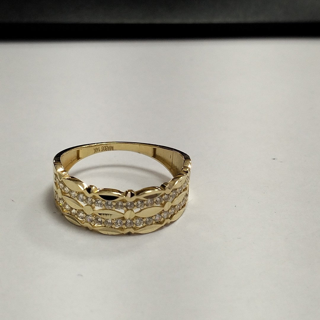 ANILLOS DAMA ORO 14K 2 (NUEVO)