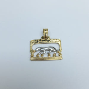 DIJE ORO,ORO BLANCO 14 K 4,80 GRMS (SEMINUEVO)