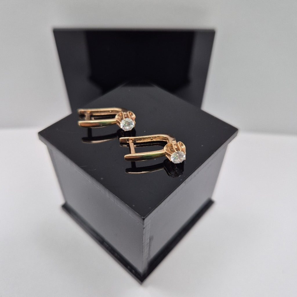 ARETES PAR ORO 14 K 3,00 GRMS (SEMINUEVO)
