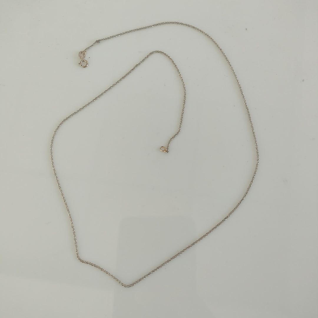CADENA ORO, ORO BLANCO 14 K 1 GRMS (SEMINUEVO)