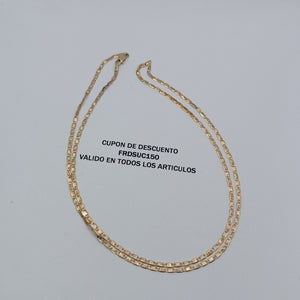 CADENA ORO COMBINADO 14 K 4.4 GRMS (SEMINUEVO)