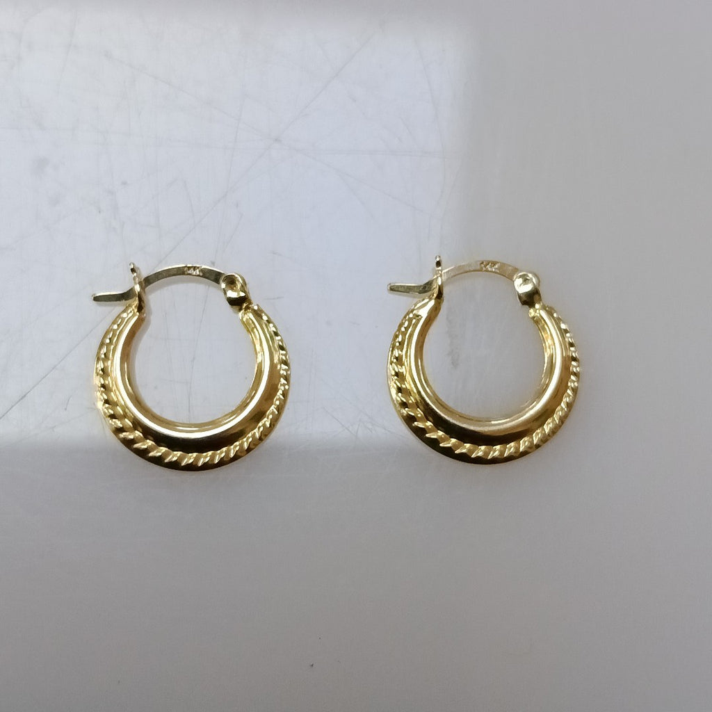 ARRACADAS ORO 14K 0.6 (NUEVO)