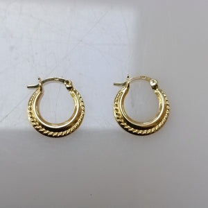 ARRACADAS ORO 14K 0.6 (NUEVO)