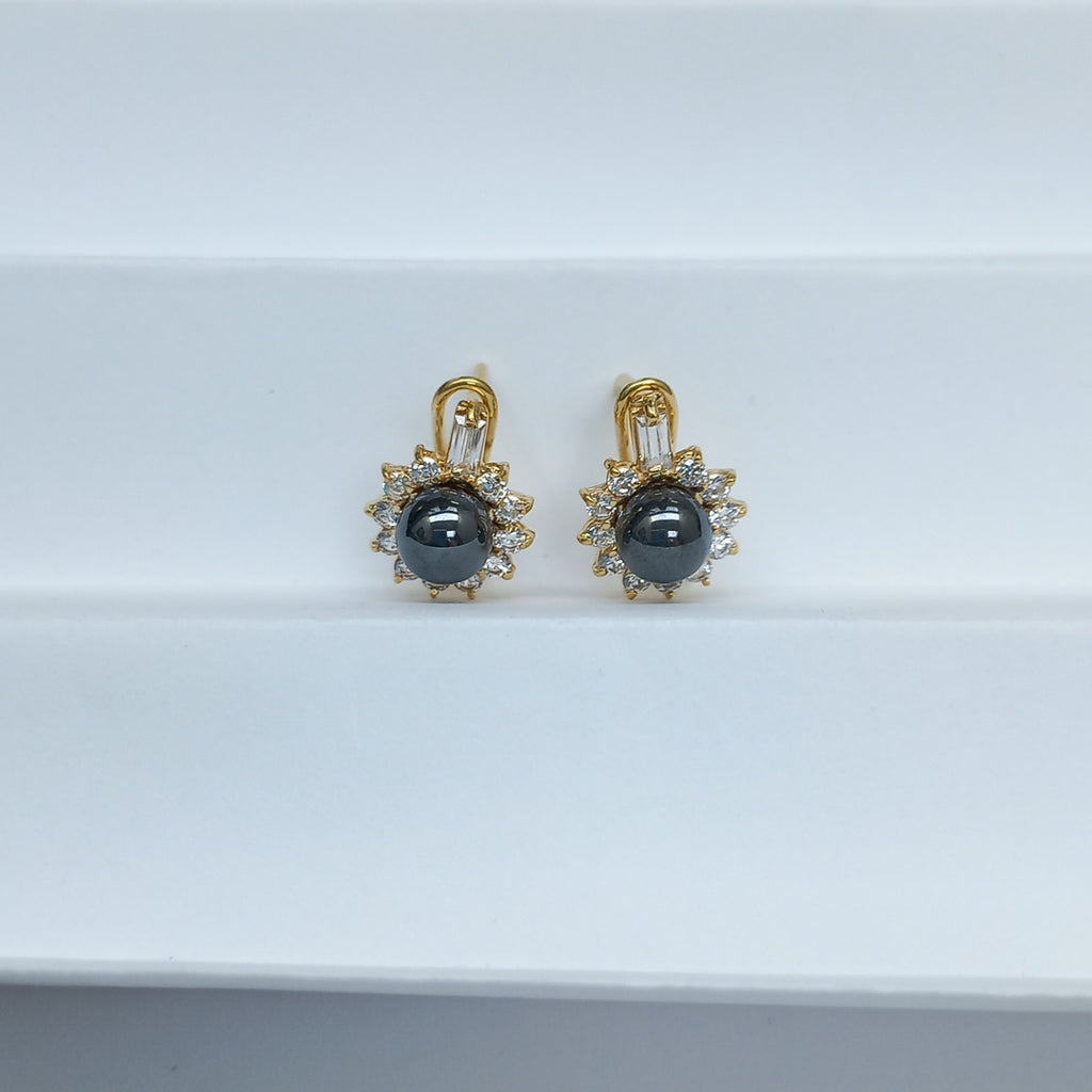 ARETES PAR ORO 14 K 5,00 GRMS (SEMINUEVO)