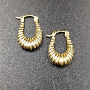ARRACADAS PAR ORO 14 K 1.7 GRMS (SEMINUEVO)