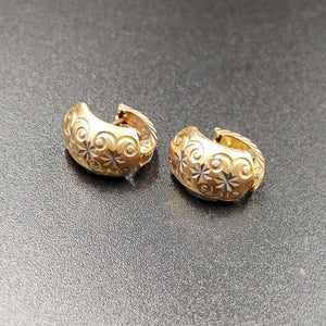 ARRACADAS PAR ORO 14 K 2.6 GRMS (SEMINUEVO)
