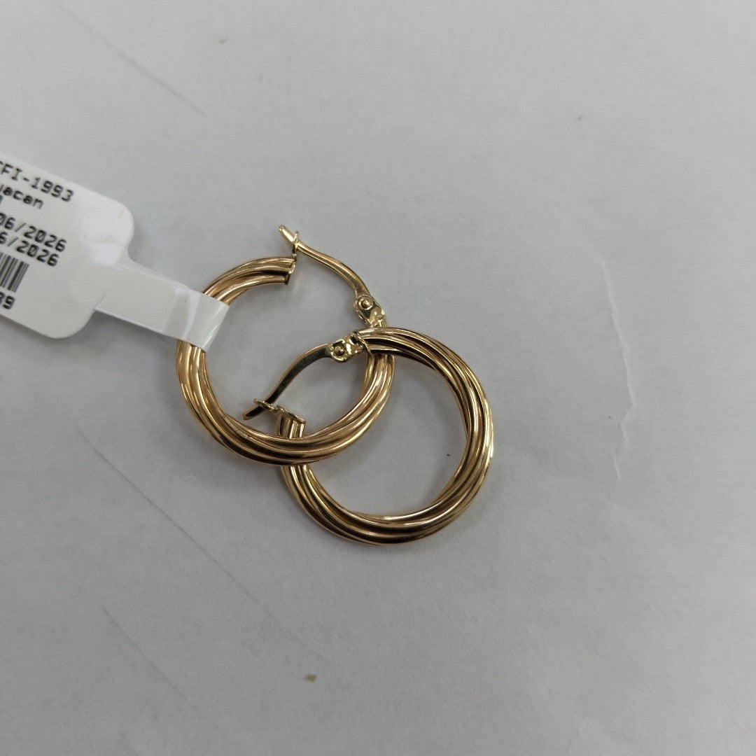 ARRACADAS ORO 10K 1.5 (NUEVO)
