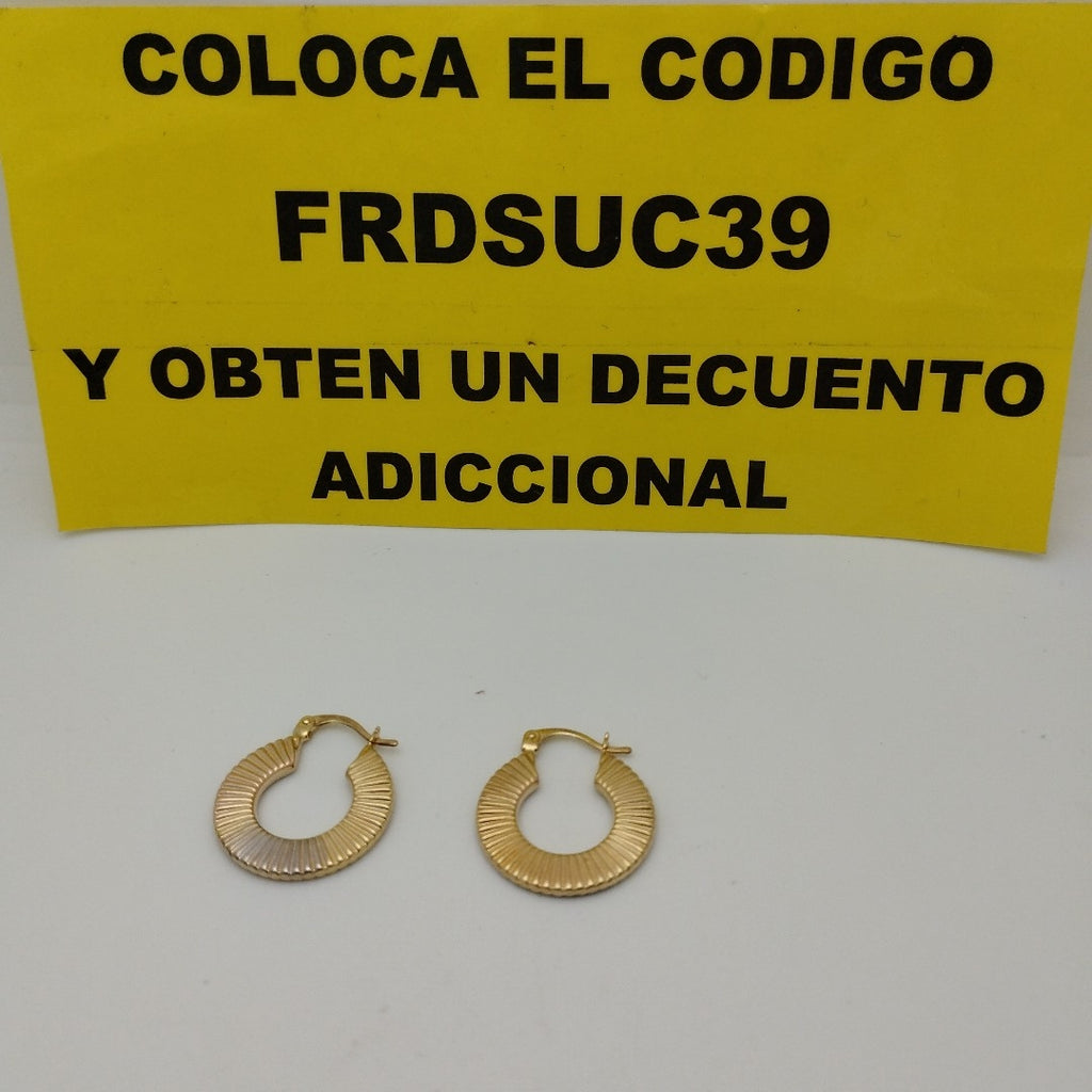 ARRACADAS ORO 14K 1.9 (NUEVO)