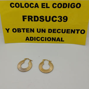 ARRACADAS ORO 14K 1.9 (NUEVO)