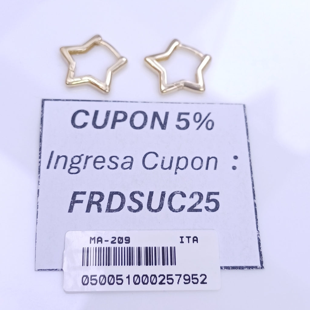 HUGGIES ORO 14K 1.4 (NUEVO)