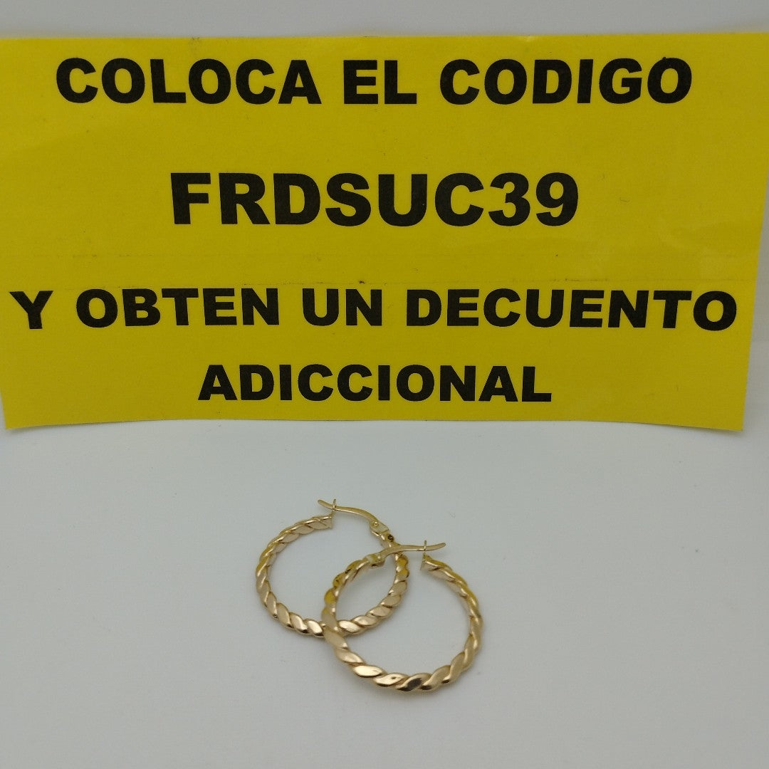 ARRACADAS ORO 14K 1.9 (NUEVO)