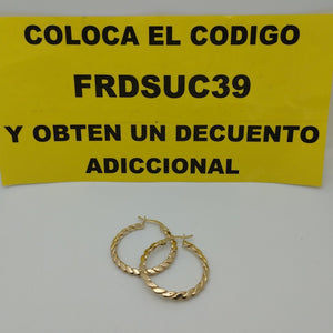 ARRACADAS ORO 14K 1.9 (NUEVO)