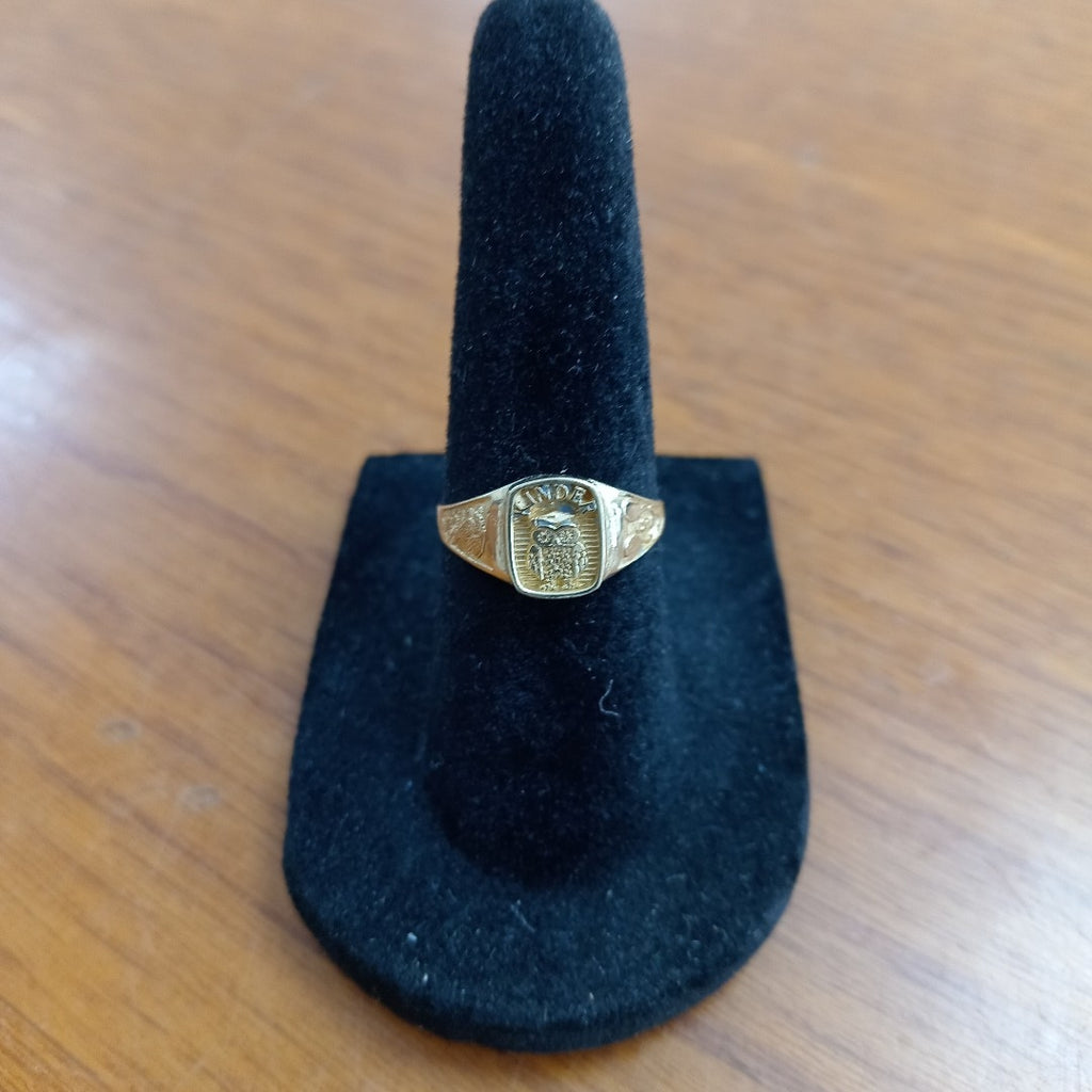 ANILLO DE GRADUACIÓN ORO 10 K 1.2 GRMS (SEMINUEVO)