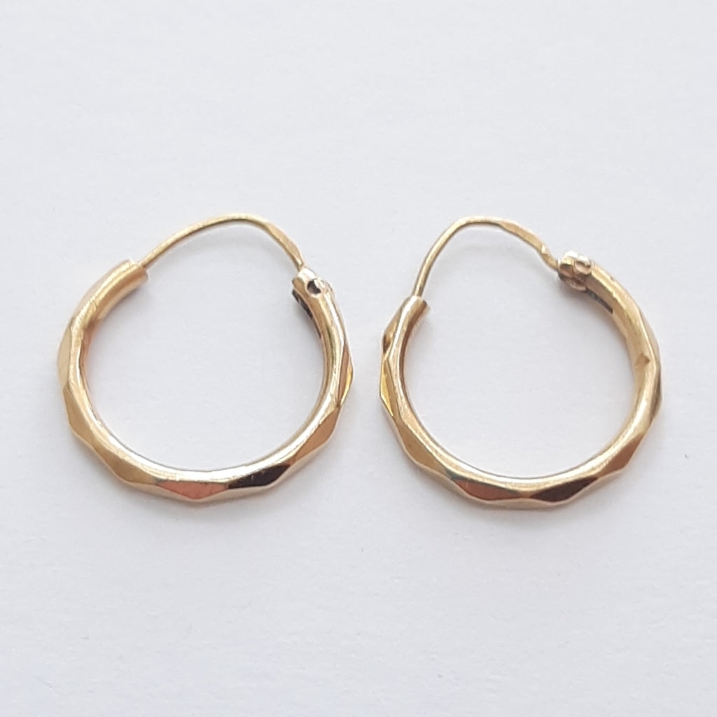 ARRACADAS PAR ORO 18 K 0.8 GRMS (SEMINUEVO)