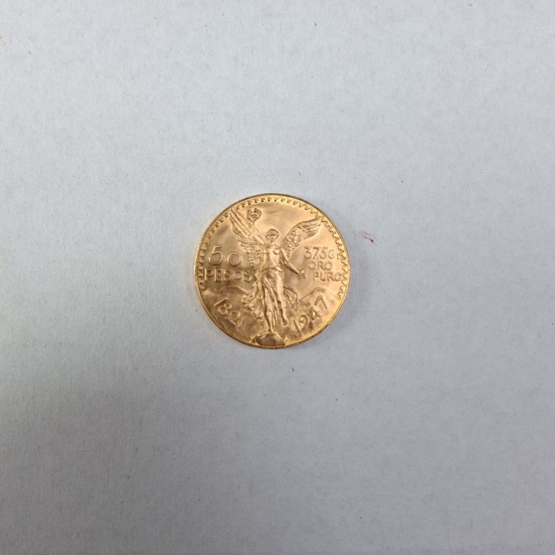 MEDALLA CONMEMORATIVA ORO 21 K 41.9 GRMS (SEMINUEVO)