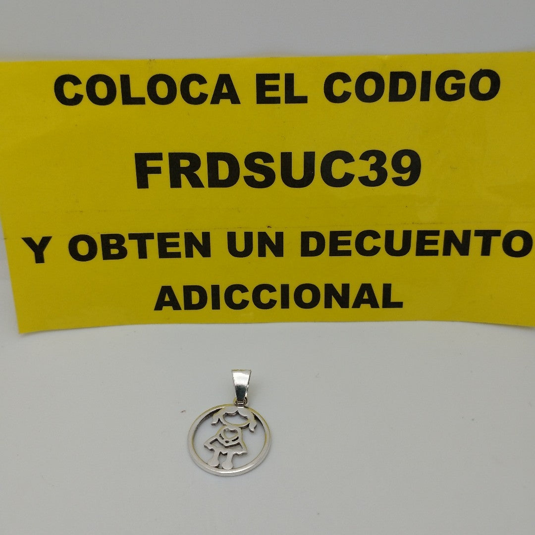 DIJE NIÑA PLATA .925 1.9 GR (NUEVO)