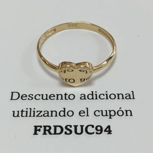 ANILLOS DAMA ORO 14K 1.2 (NUEVO)