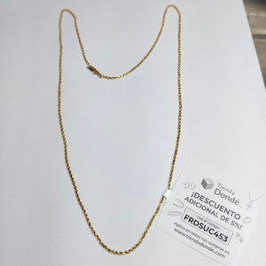 CADENA ORO 14 K 6,90 GRMS (SEMINUEVO)
