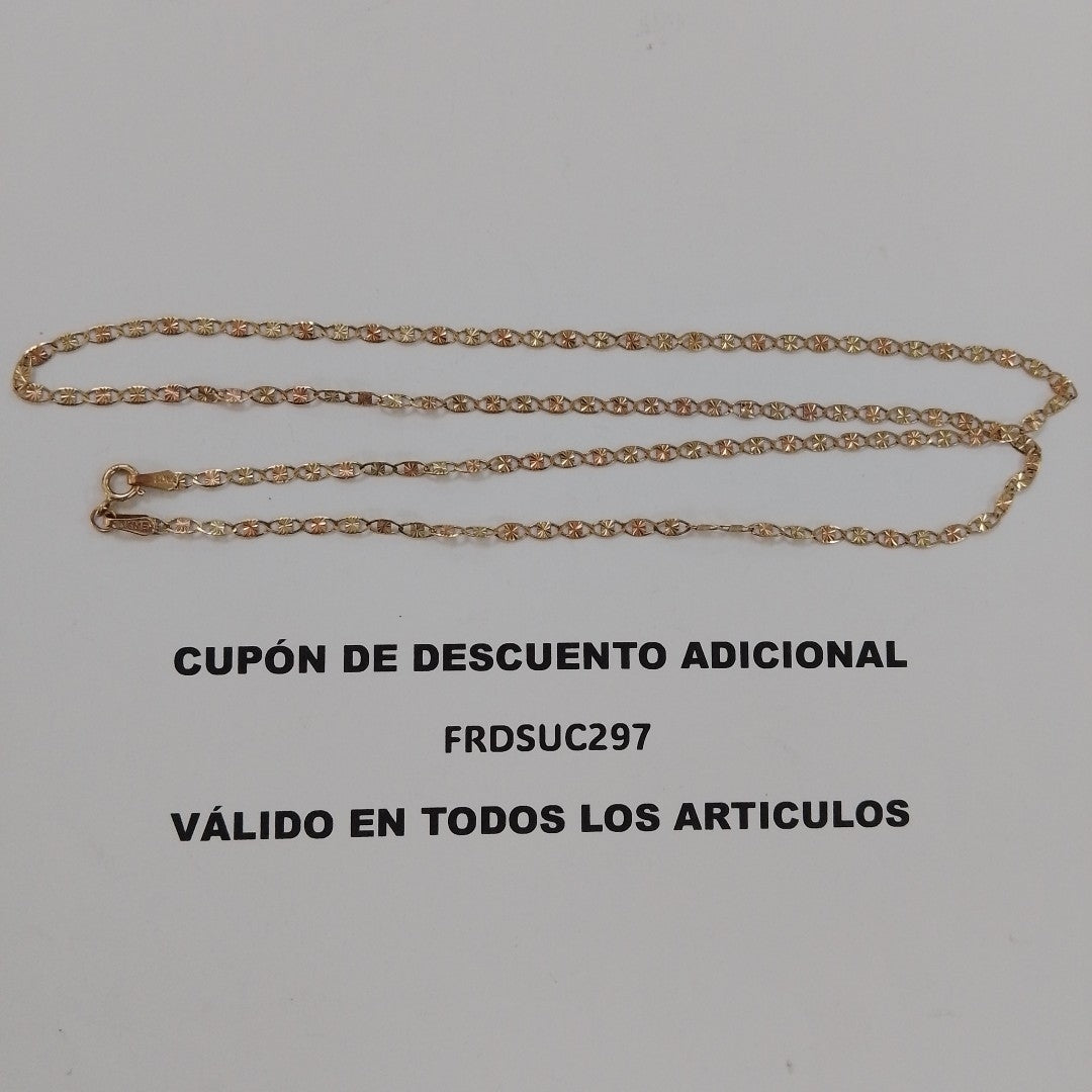 CADENA ORO 10 K 2,80 GRMS (SEMINUEVO)