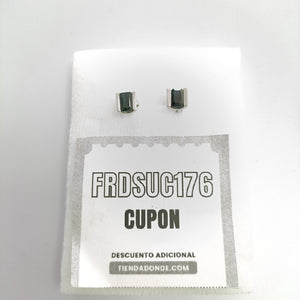 BROQUELES PAR ORO BLANCO 10 K 2,60 GRMS (SEMINUEVO)