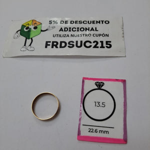 ARGOLLA ORO 10 K 1,60 GRMS (SEMINUEVO)