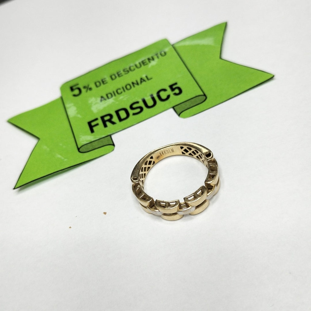 ANILLO ORO 14 K 3.9 GRMS (SEMINUEVO)