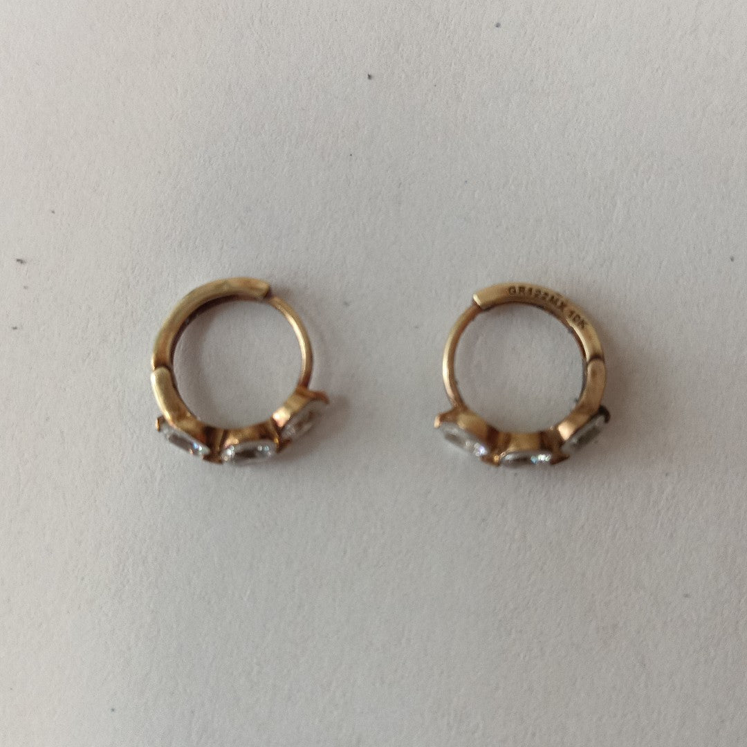 ARRACADAS PAR ORO 10 K 1,20 GRMS (SEMINUEVO)