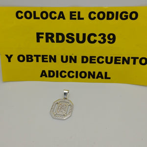 DIJE C/CIRCONIAS PLATA .925 3.4 GR (NUEVO)