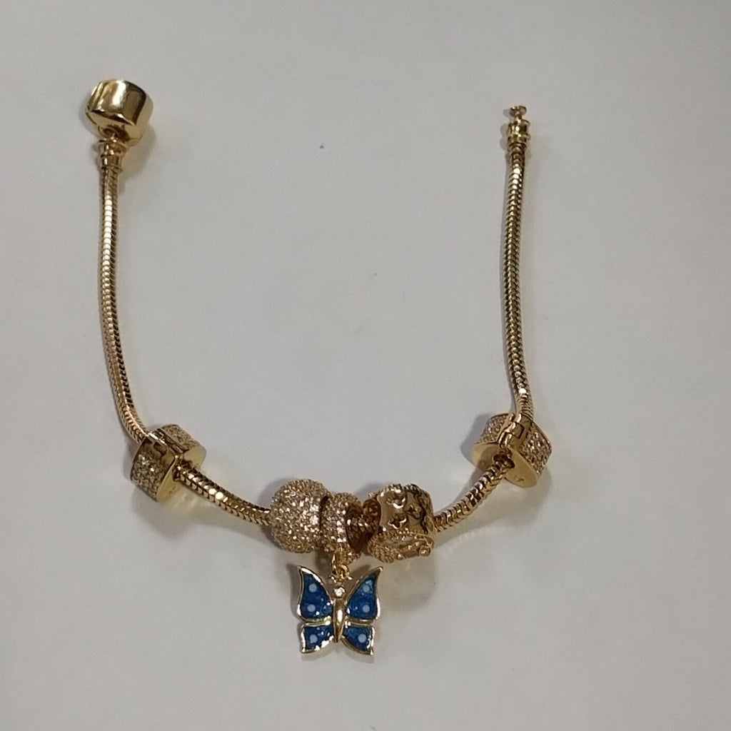 PULSERA CHARM ORO 14K 16.3 (NUEVO)