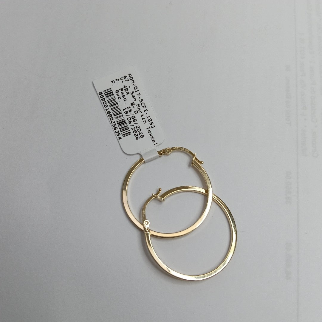 ARRACADAS ORO 14K 2.1 (NUEVO)