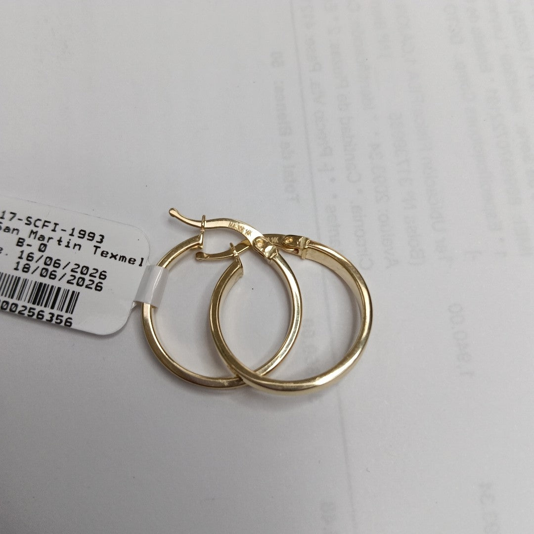 ARRACADAS ORO 14K 1.7 (NUEVO)