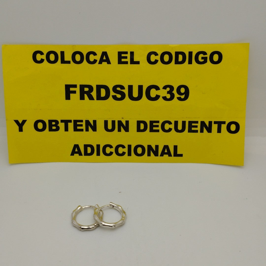 ARRACADAS ESPECIAL PLATA .925 3 GR (NUEVO)