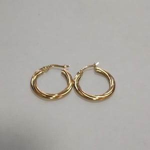 ARRACADAS ORO 14K 1.5 (NUEVO)