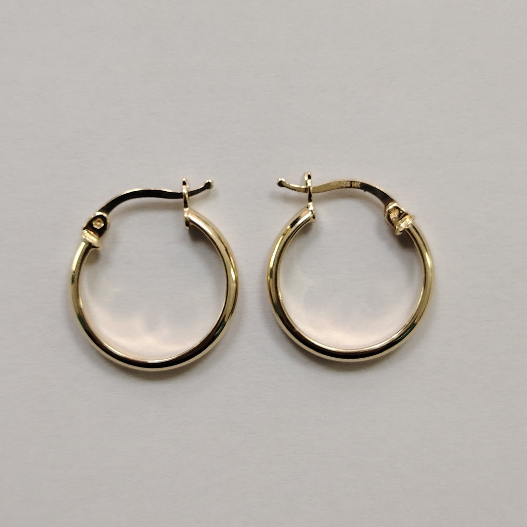 ARRACADAS ORO 14K 1.5 (NUEVO)