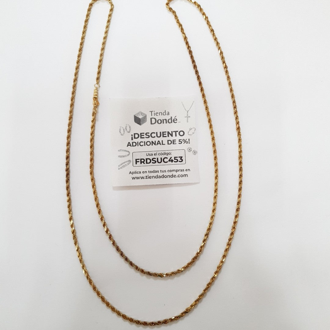 CADENA ORO 14 K 13,00 GRMS (SEMINUEVO)