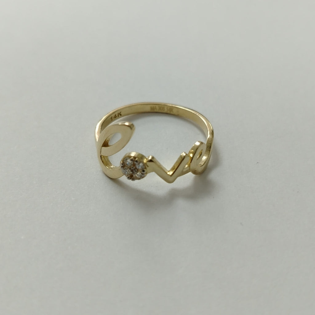 ANILLOS DAMA ORO 14K 2 (NUEVO)